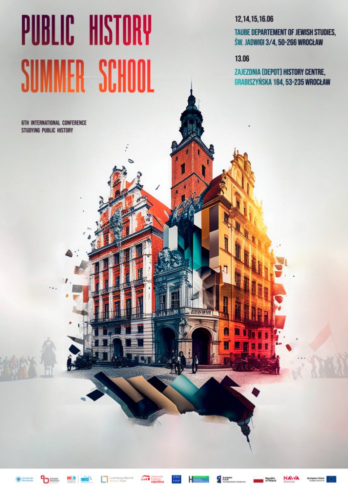 2023 Public History Summer School in Poland (12-16 June) will be hybrid. Programme and (free) registration here: …blichistorysummerschool.wordpress.com/2023-2/ Organised by Univ. Wroclaw, <a href="/C2DH_LU/">C2DH_LU</a> <a href="/uni_lu/">uni.lu</a> and <a href="/pubhisint/">IFPH-FIHP</a> #PublicHistory <a href="/PH_Weekly/">Public History Weekly (PHW)</a>