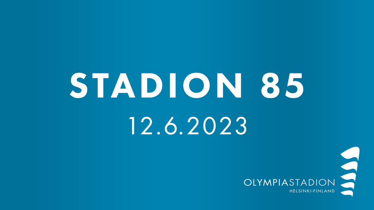 stadionhelsinki's tweet photo. Stadionin 85-vuotissyntymäpäivää juhlistetaan Helsinki-päivänä ma 12.6. Tervetuloa viettämään päivää/iltaa stadionille osallistuen ohjelmaan, josta löytyy runsaasti erilaisia vierailumahdollisuuksia ja elämyksiä.https://t.co/qwEsU1y0HD #olympiastadion #stadion85 #fiiliksentakia https://t.co/SLUsa2LO1V