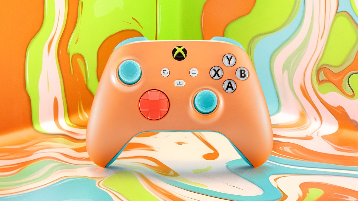 Xbox_Spain's tweet photo. Algo más que una pincelada de color #OPIXbox 💅. 
Compra ya el mando OPI edición especial Sunkissed Vibes 🎮 https://t.co/zZSLsX55Iv https://t.co/KZduVhbuN4