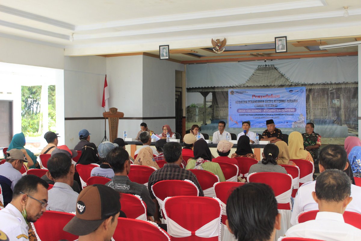 DesaKaligondo's tweet photo. Rabu, 10 Mei 2023
Penyuluhan Kegiatan Penanganan Akses Reforma Agraria (Tahun Pertama) oleh Kantor Pertanahan Kabupaten Banyuwangi Tahun Anggaran 2023 https://t.co/6s3ynTY6Km