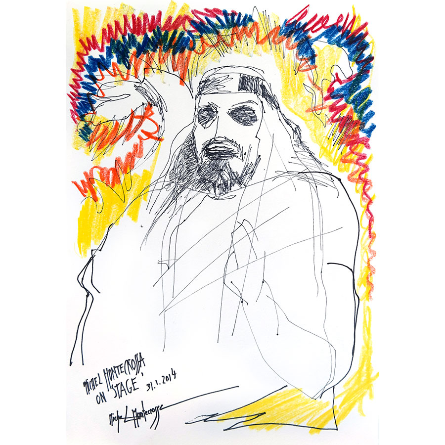 FestMirapuri's tweet photo. It's all about the Spirit of #Woodstock feeling - #art drawing by Michel #Montecrossa 'Michel Montecrossa On Stage' #drawing #musician #onstage #musicislife #inspiration #Montecrossa #Kunst #contemporaryart #shareart #SpiritofWoodstock #rtItBot #MuseBoost7 https://t.co/A5LkrLAjPq