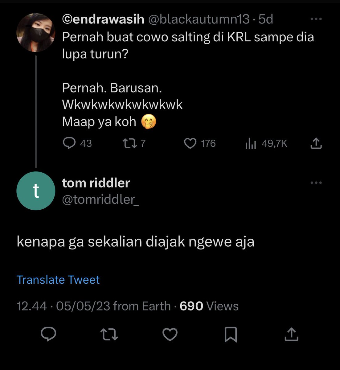 angewwie's tweet photo. ewa ewe ewa ewe ja pikiran u kek gak ada kegiatan lain https://t.co/Py5aJiWv9V