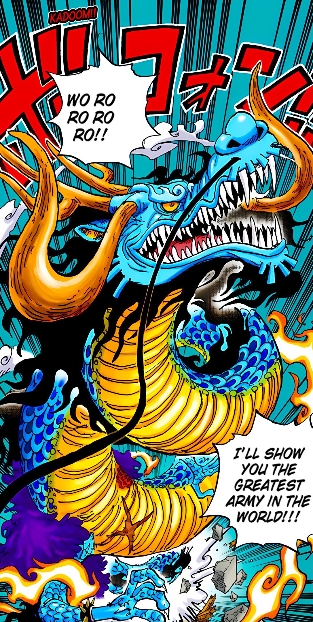 Kaido the Dragon - a Fanart by me - OnePiece | One piece anime, Kaido one  piece, One piece world