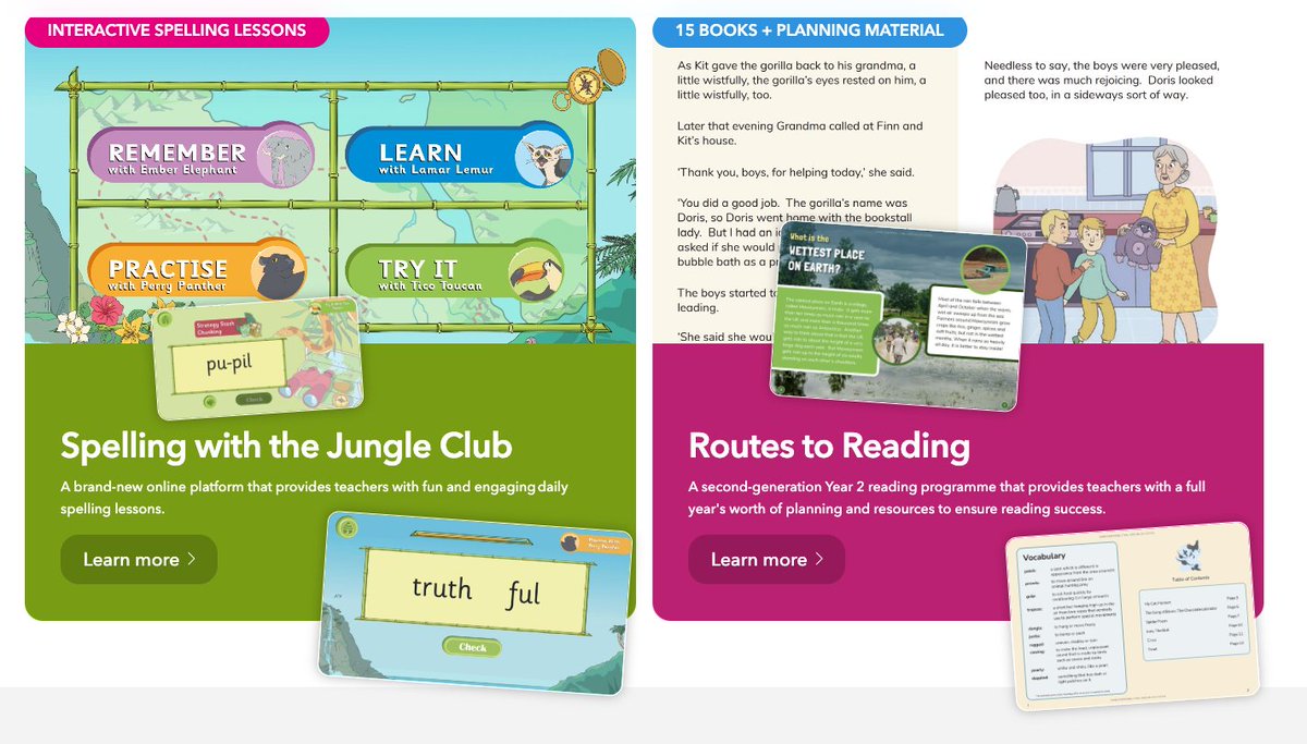 FFTEdu's tweet photo. We are very excited to launch our Year 2 Spelling &amp; Reading package! 🎉

Learn more about our literacy programme of interactive spelling lessons and 15 digital books by visiting our website. 

👇

https://t.co/NWn2xif2nx

#literacy #primaryschool #education #SLTchat #TeacherTalk https://t.co/wMSRPEUd5K