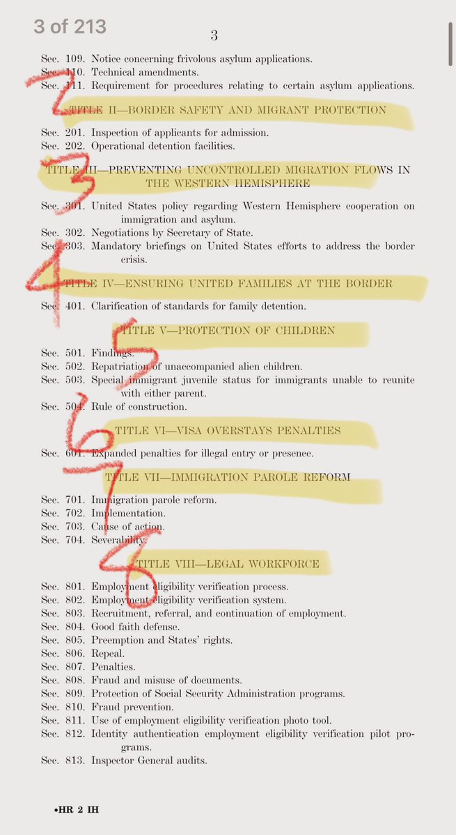 RepThomasMassie's tweet photo. Passing 8 bills in a single vote of Congress? I thought we weren’t going to do this when we got the majority, yet here we are.

These are completely separate bills and should be voted on separately, especially E-verify, which is an employer mandate, not a border security bill. https://t.co/ELQD2TCZY9