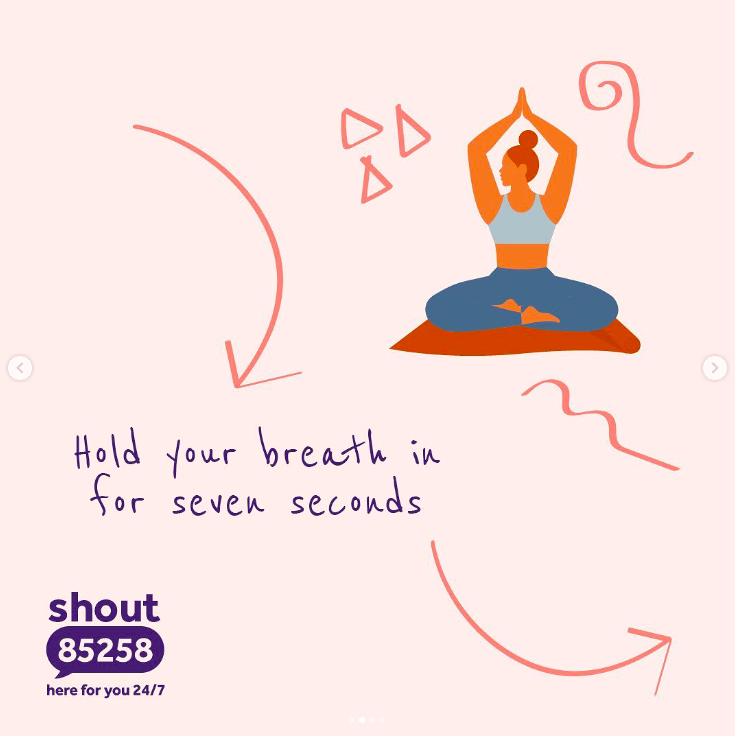 MHI_Charity's tweet photo. We know it can be overwhelming when you're studying for exams.

Breathing exercises can help focus your thoughts if you're feeling stressed or anxious. One of our favourites is the 4-7-8 technique. Save it for whenever you need or visit https://t.co/EubrQesWc6 for more support 💜 https://t.co/rXBl0nfgE4