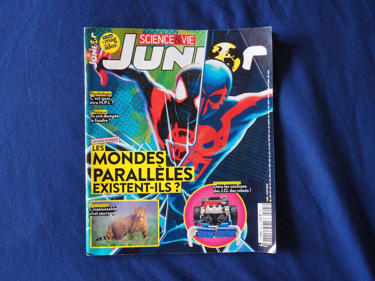 Les mondes parallèles existent-ils ? Vous le saurez dès aujourd'hui.
#scienceetviejunior #svj #SpiderManAcrossTheSpiderVerse <a href="/mattlefr/">Matthieu Lefrançois</a> <a href="/LeLaboSVJ/">Science & Vie Junior</a>