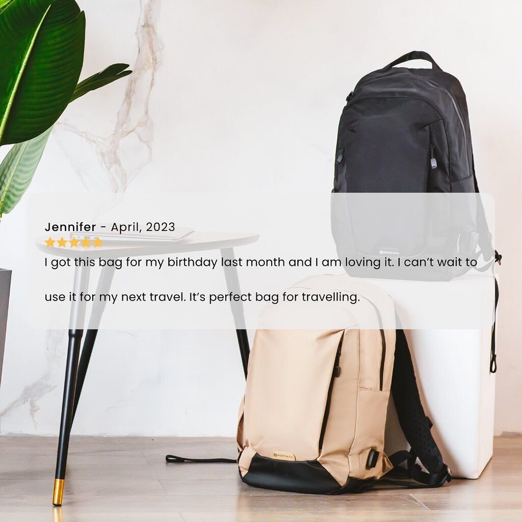 We’re happy when you’re happy with our #NordaceAerialInfinityBackpack! With enough space for all your essentials and more, it's the ultimate accessory for your modern lifestyle. Check it out at nordace.com. #nordace