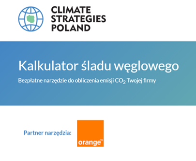 JacekHutyra's tweet photo. Fundacja Climate Strategies Poland udostępniła bezpłatny kalkulator śladu węglowego dla firm: proste, przyjazne narzędzie ułatwiające pierwsze kroki w rzetelnych działaniach #klimat.ycznych. 
@Orange_Polska dumnym partnerem - zachęcamy! #OrangeGoesGreen
https://t.co/EpCkTHjqeF https://t.co/dvv1usTEU9