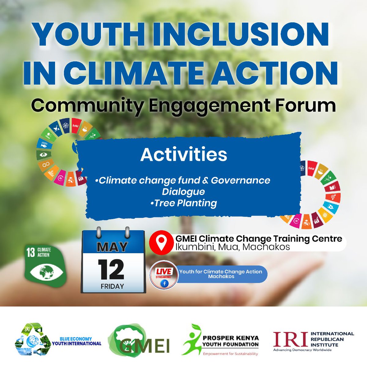 KilonzoFdn's tweet image. We can all play a role in protecting our environment! Join us this Friday for a tree planting event and be a part of the solution to climate change. #GreenLiving #YouthForClimateActionMachakos #SustainableFuture