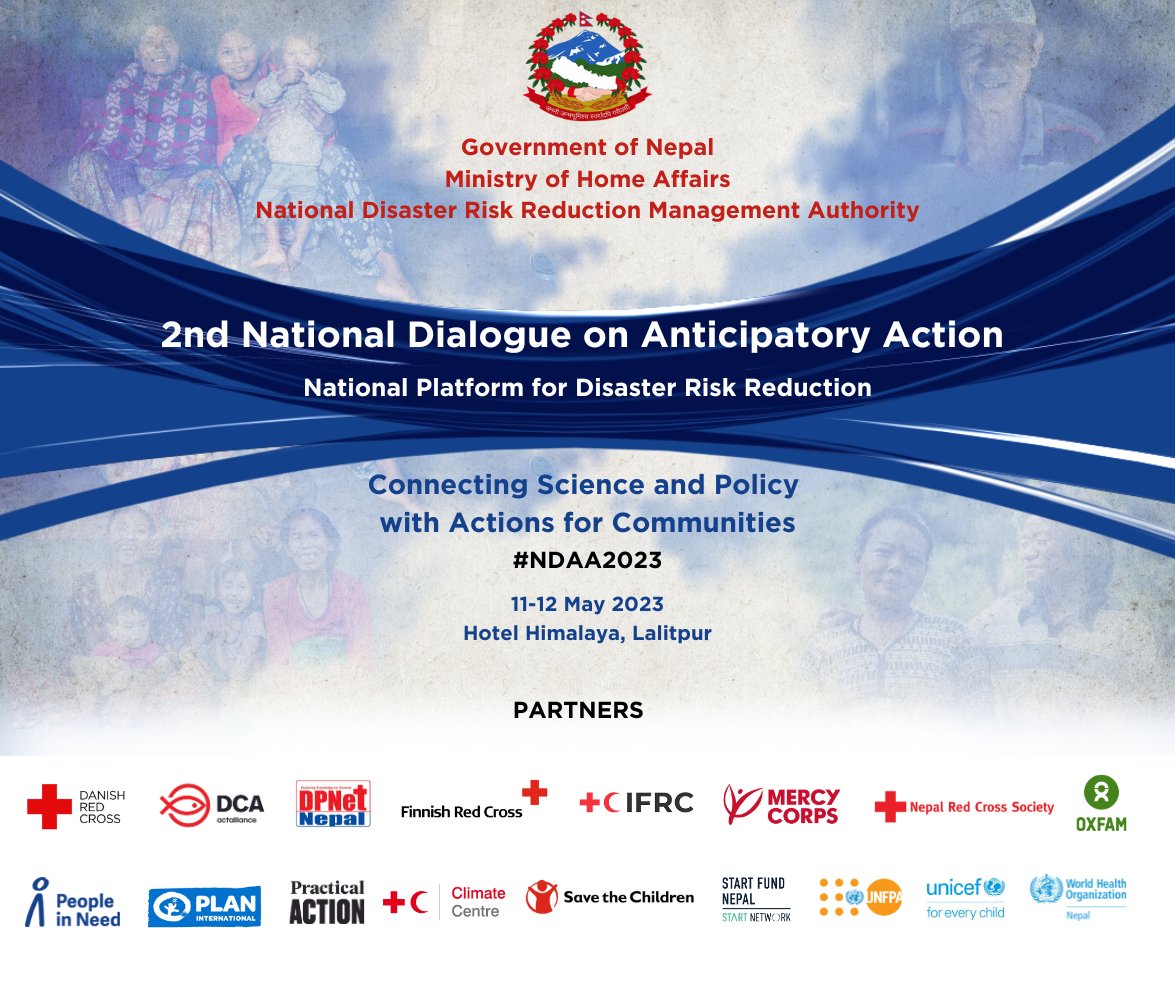'2nd National Dialogue on Anticipatory Action' Start from tomorrow 9:00 am. #NDAA2023