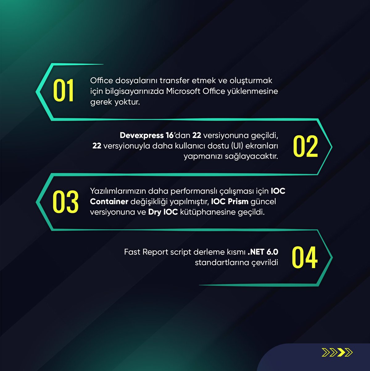 sentezyazilim's tweet image. .NET Core Versiyonu Çıktı!
LIVE artık daha güçlü altyapısıyla hizmetinizde!
🚀
#SentezYazılım #Sentez #NETCore #Live #ERP #Business