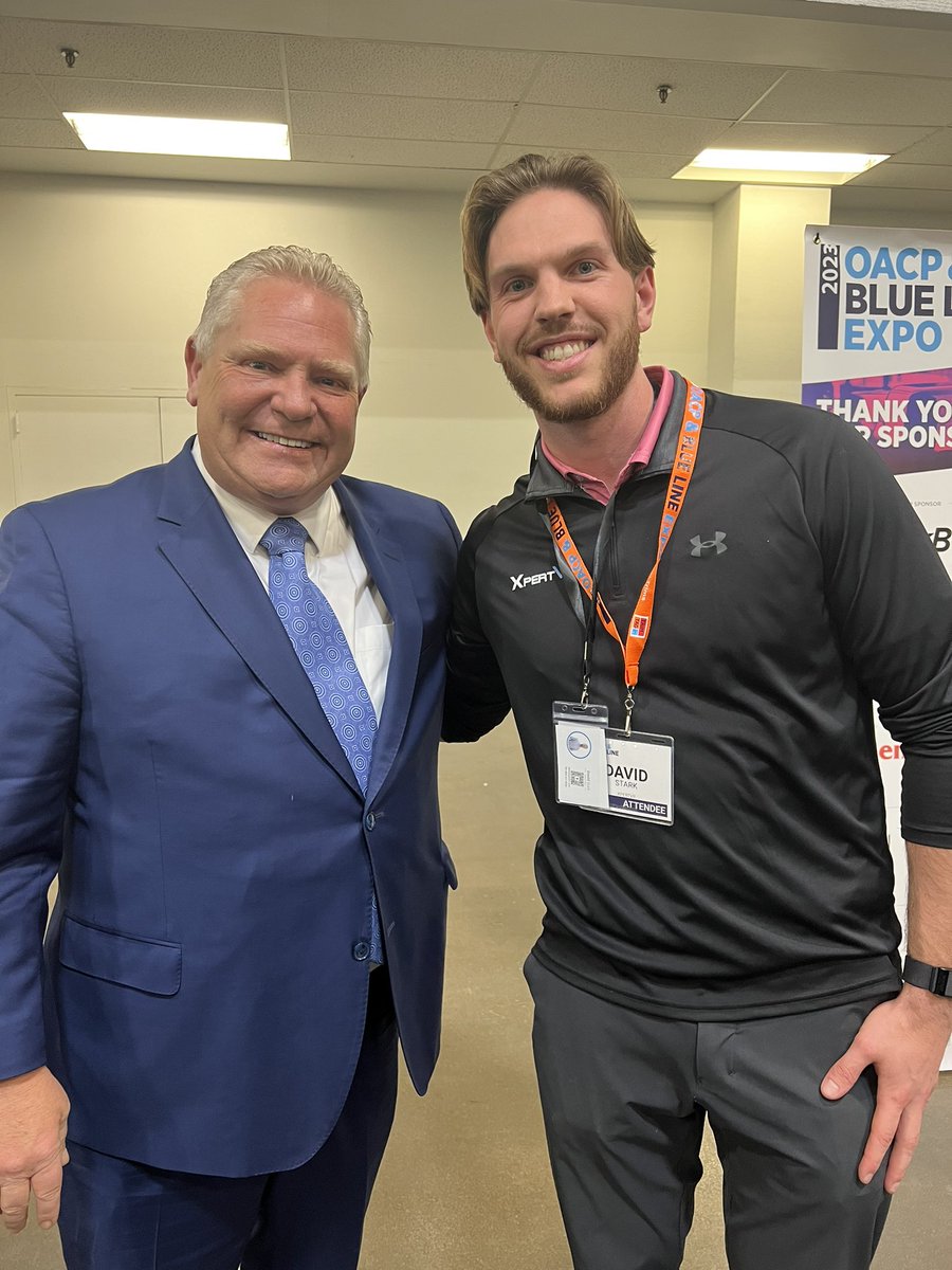 DaveStark97's tweet photo. What an incredible day at @OACPOfficial #BlueLineExpo! Energized by Doug Ford’s continued investment in law enforcement. At @XpertVR, we're committed to redefining training with VR. Thanks to everyone who connected. Let's shape the future of #LawEnforcement training together! https://t.co/fGwyrPLtv8