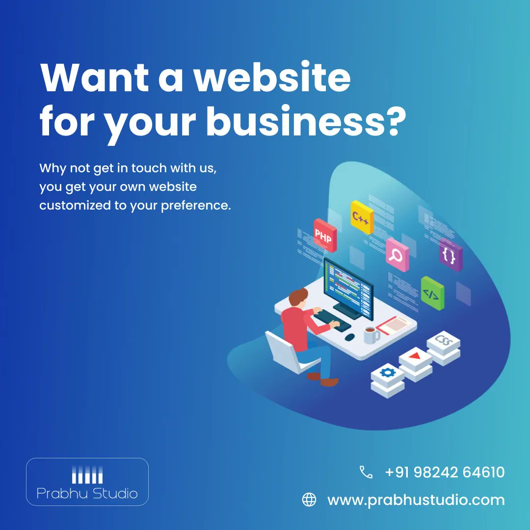 PrabhuStudio's tweet image. If you are looking to create a professional and polished look for your website, then we can offer web development services to help you achieve that.
Contact Us: +91-98 2426 4610
Visit: buff.ly/3LCKxTm
#websitedevelopmentservices #prabhustudio # #webdevelopmentdesign
