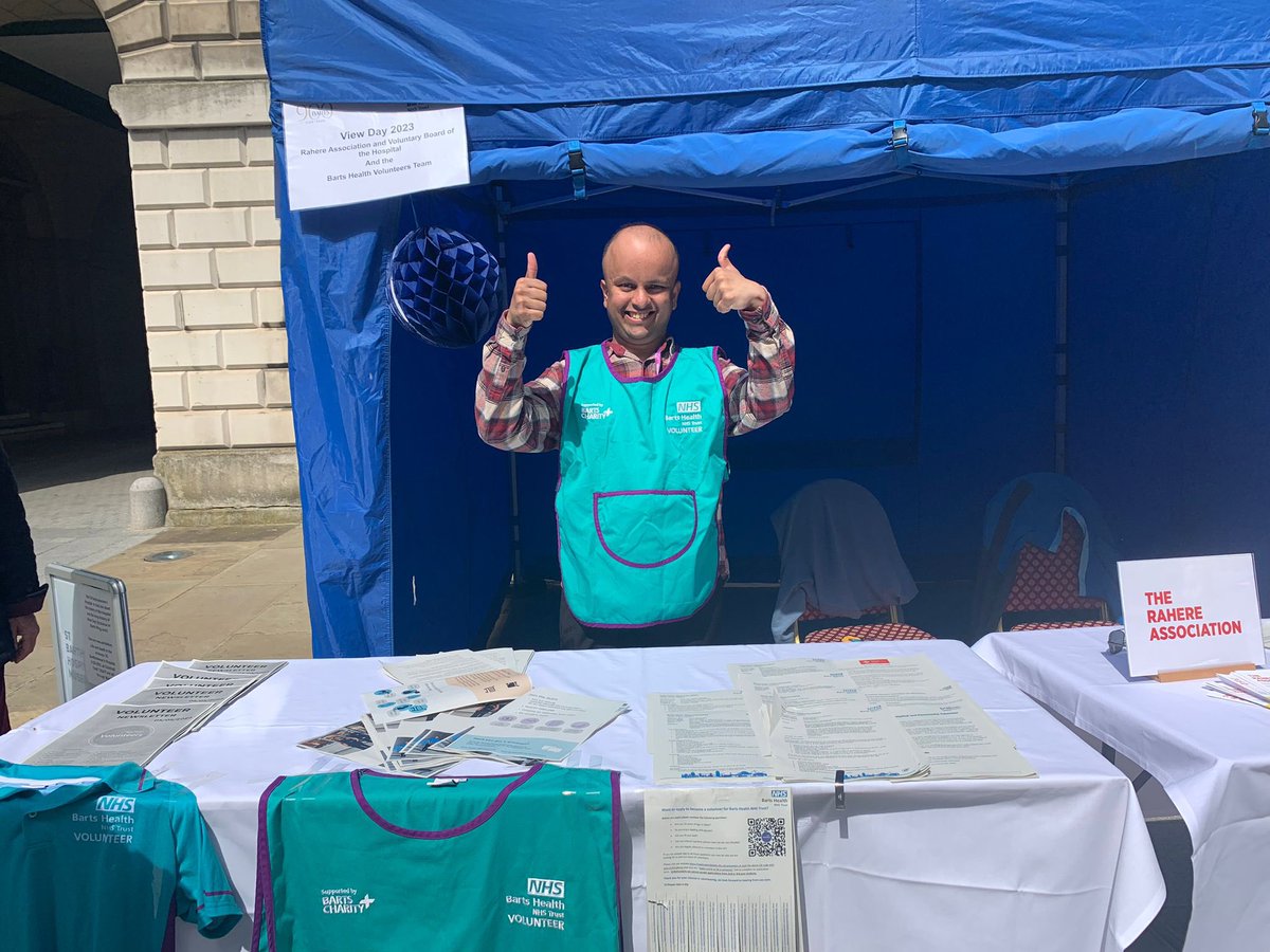 BartsVolunteers's tweet photo. come visit our stall #viewday @bartshvolunteers. https://t.co/SF7ZloWceL