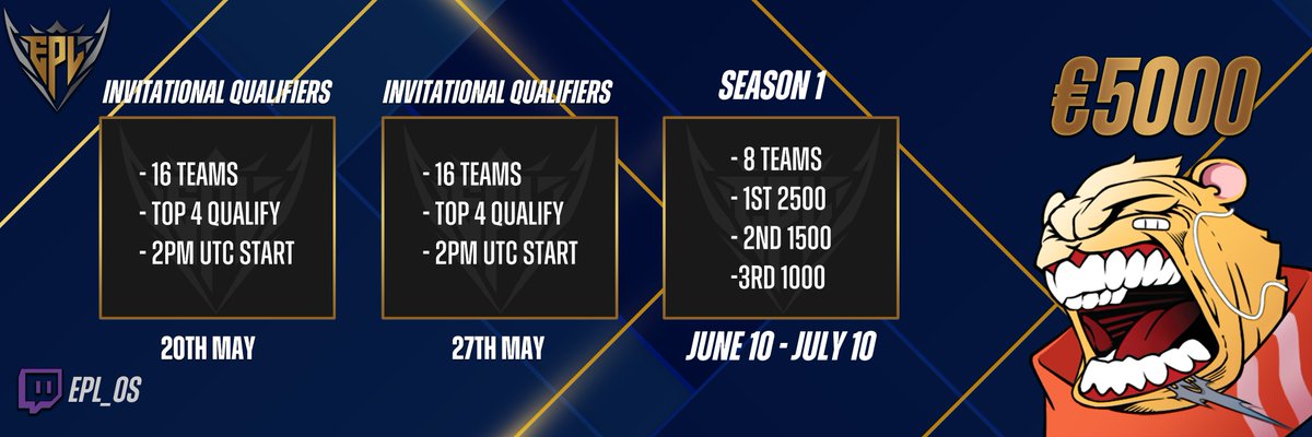 EPL_OS's tweet image. LETS GOOOOOO
More info here: start.gg/tournament/ome…