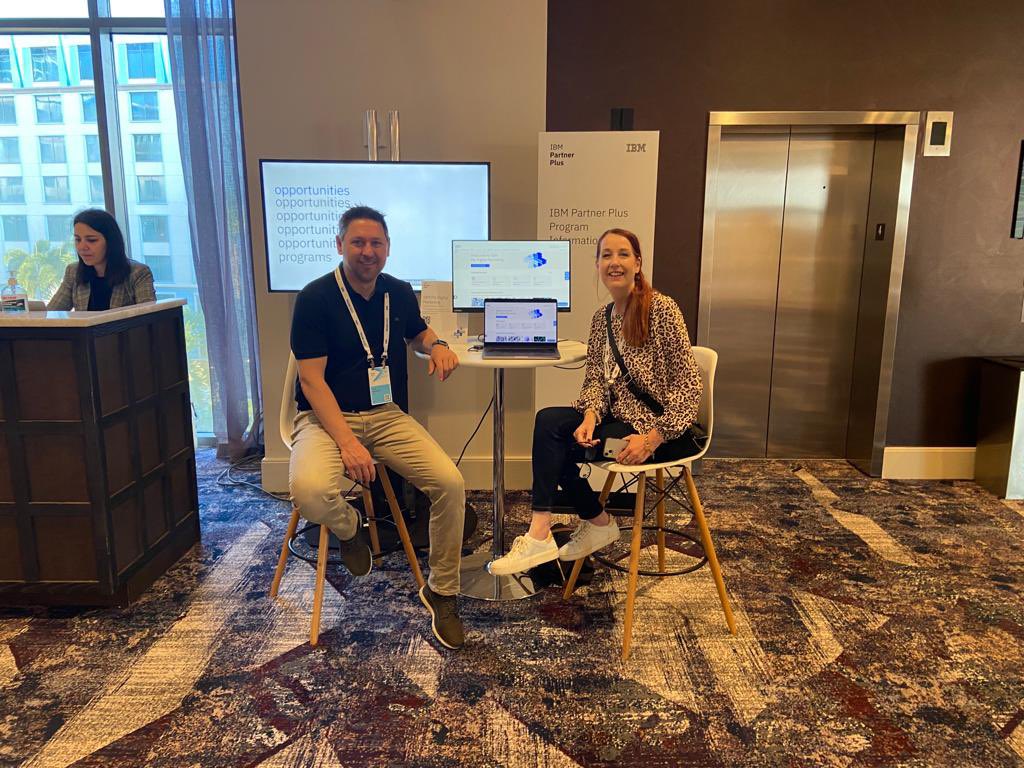 Julia Glencross (@juliaglencross2) on Twitter photo All set and ready to demo #IBM’s My Digital Marketing platform with <a href="/LarsKoehorst/">Lars Koehorst</a>. #ibmpartners #Think2023 . All set and ready to demo #IBM’s My Digital Marketing platform with <a href="/LarsKoehorst/">Lars Koehorst</a>. #ibmpartners #Think2023 .