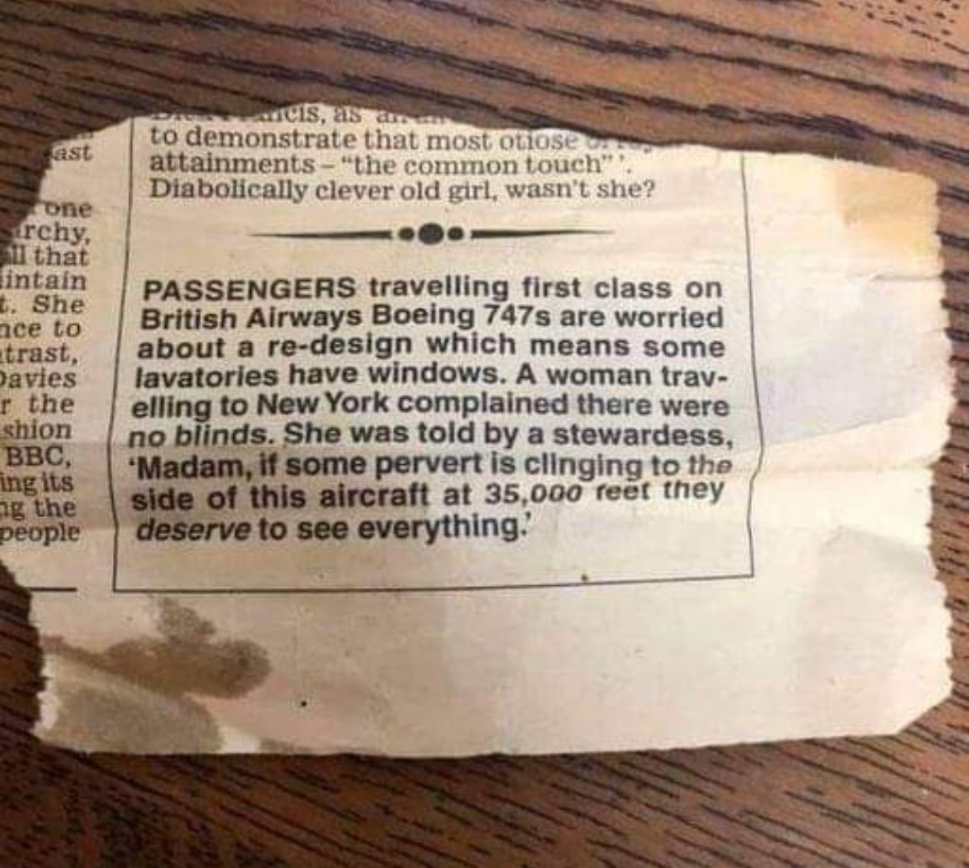 Now this flight attendant has a #senseofhumor 😀 #britishairways #jokes