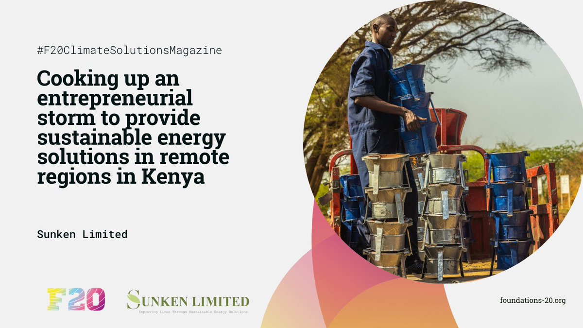 Emp_Ppl_Award's tweet photo. #epNetwork member & #epScale finalist @LimitedSunken is featured in Foundations Platform F20’s Climate Solutions Magazine. "...when you empower women, you also empower the community as a whole,” Christine Atego, CEO. Read more about Christine's journey: https://t.co/cZwMowXpyw https://t.co/lxq9WO74m3