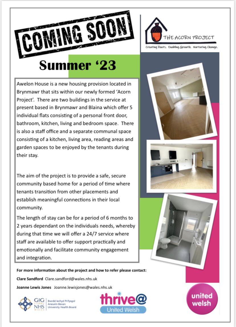 Opening Summer 23! Our new supported living scheme as part of the newly created Acorn project #communityliving #integration #homenotaplacement #communityengagement #healthandhousing #makeadifference
