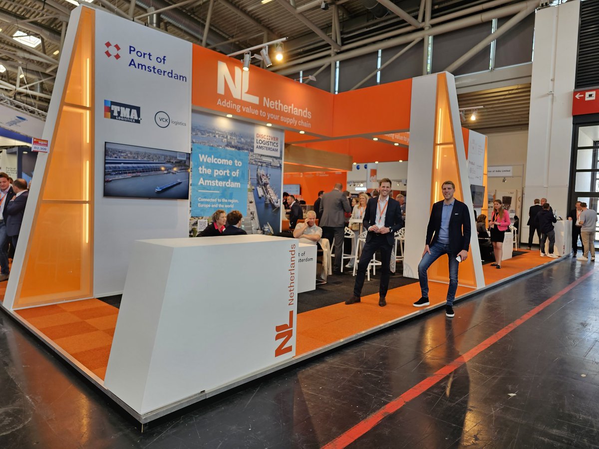 Straks rond 15.00 uur de Holland Borrel bij The Netherlands Pavillion in TL München. Kom je ook langs? #tlmunchen <a href="/PortofAmsterdam/">Port of Amsterdam</a> Hal B2 stand 309
