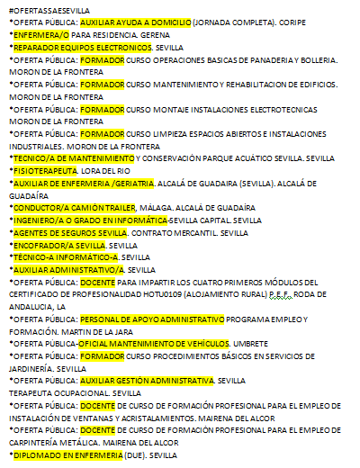 orientadh's tweet photo. Ofertas publicadas en el Servicio Andaluz de Empleo en la provincia de Sevilla. 10/05/2023  https://t.co/cEFsji76GA https://t.co/xxvQGZFq5H