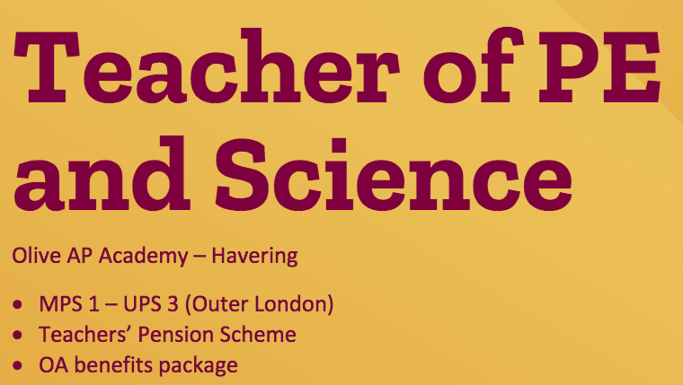 We’re looking for an experienced Teacher of PE and Science to inspire our students and share a passion for learning. For more information and to apply by the Monday 15 May deadline please visit: bit.ly/41mV8HV #TeachingJobs #EduJobs