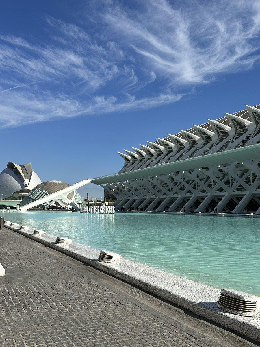 cparedesverduga's tweet photo. La ciudad de las Ciencias y el Palacio de las Artes ! #SoñandoAndo para mi manso 💙 #STEAM #Ciencia #Tecnología #Artes #Valencia #Guayaquil la educación transformadora es la forma de construir una mejor sociedad #SomosEspol #Distrito100 https://t.co/lX1G1VxaTp