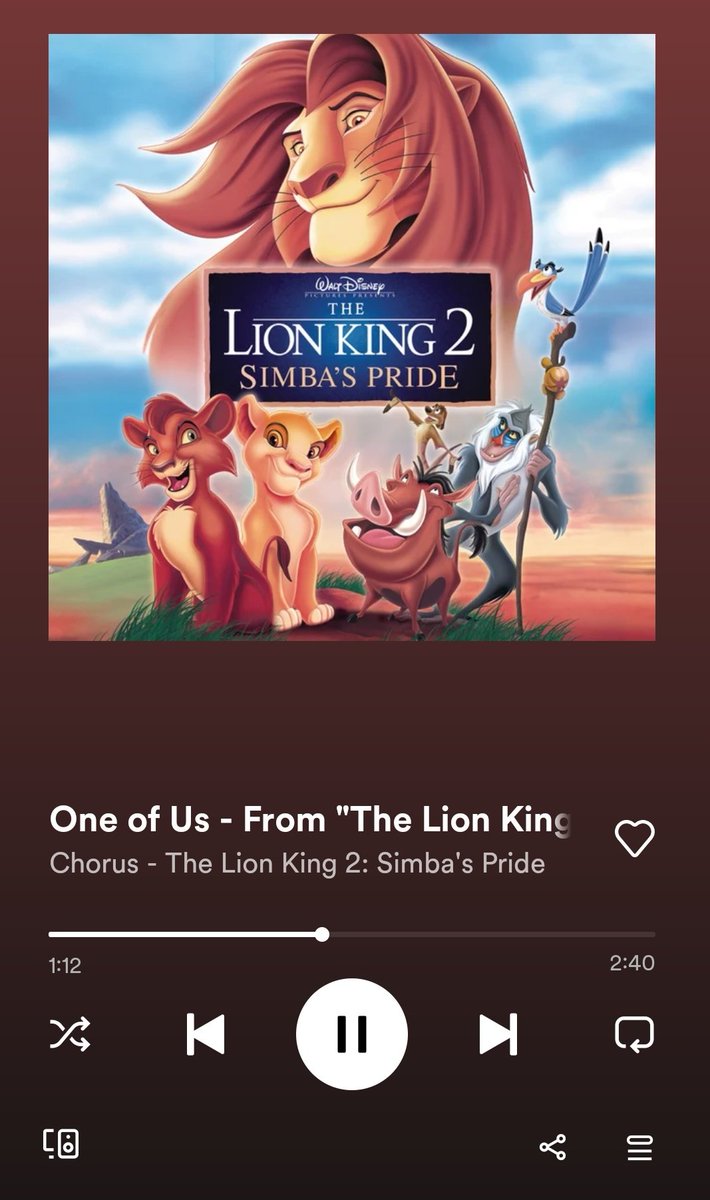 The Lion King 2 soundtrack has no right to go as hard as it does