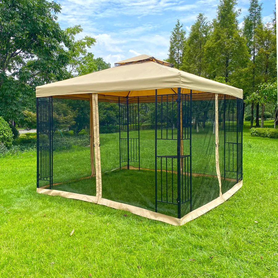 10x10Ft Outdoor Patio Gazebo Canopy Tent
With it you will enjoy a comfortable and relaxing courtyard life with your family and friends. Visit our website today to get at a great price!