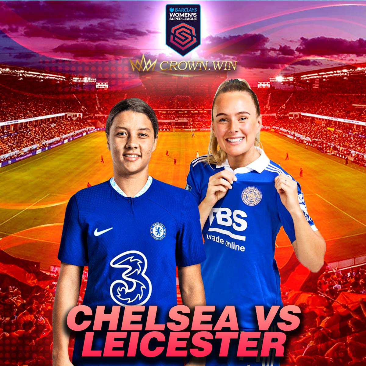 Football match for tonight 10May2023   
ENGLISH WOMEN'S SUPER LEAGUE 
Chelsea vs Leicester City
11/May  02:00am    
Prediction Score  3-0
Come join us right now         
link : https://t.co/Dx7sIAaSRB 
#livecassinoonline 
#liveroulette 
#evolutiongambling 
#bestslotsonline https://t.co/95UJ3KHJPf