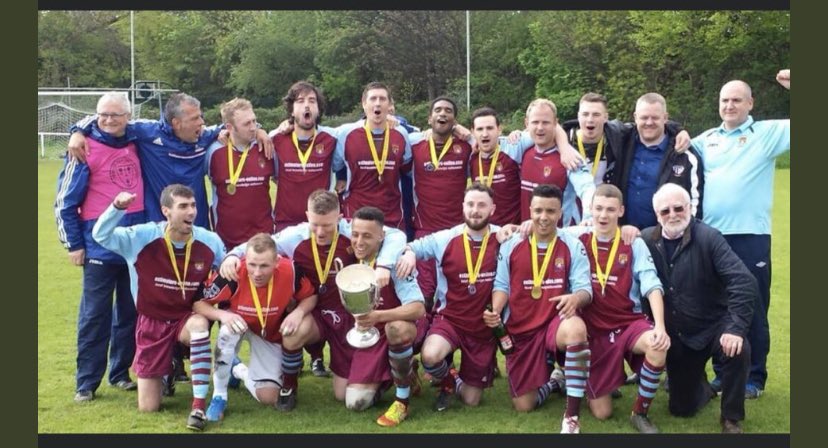 roge_t's tweet photo. Good times, 8 years ago this one, before the game was gone! #nomads #leaguewinners @phil_yuille @adamstuart4 @petebrads7 @leongrandison14 https://t.co/YbypAfEjO9