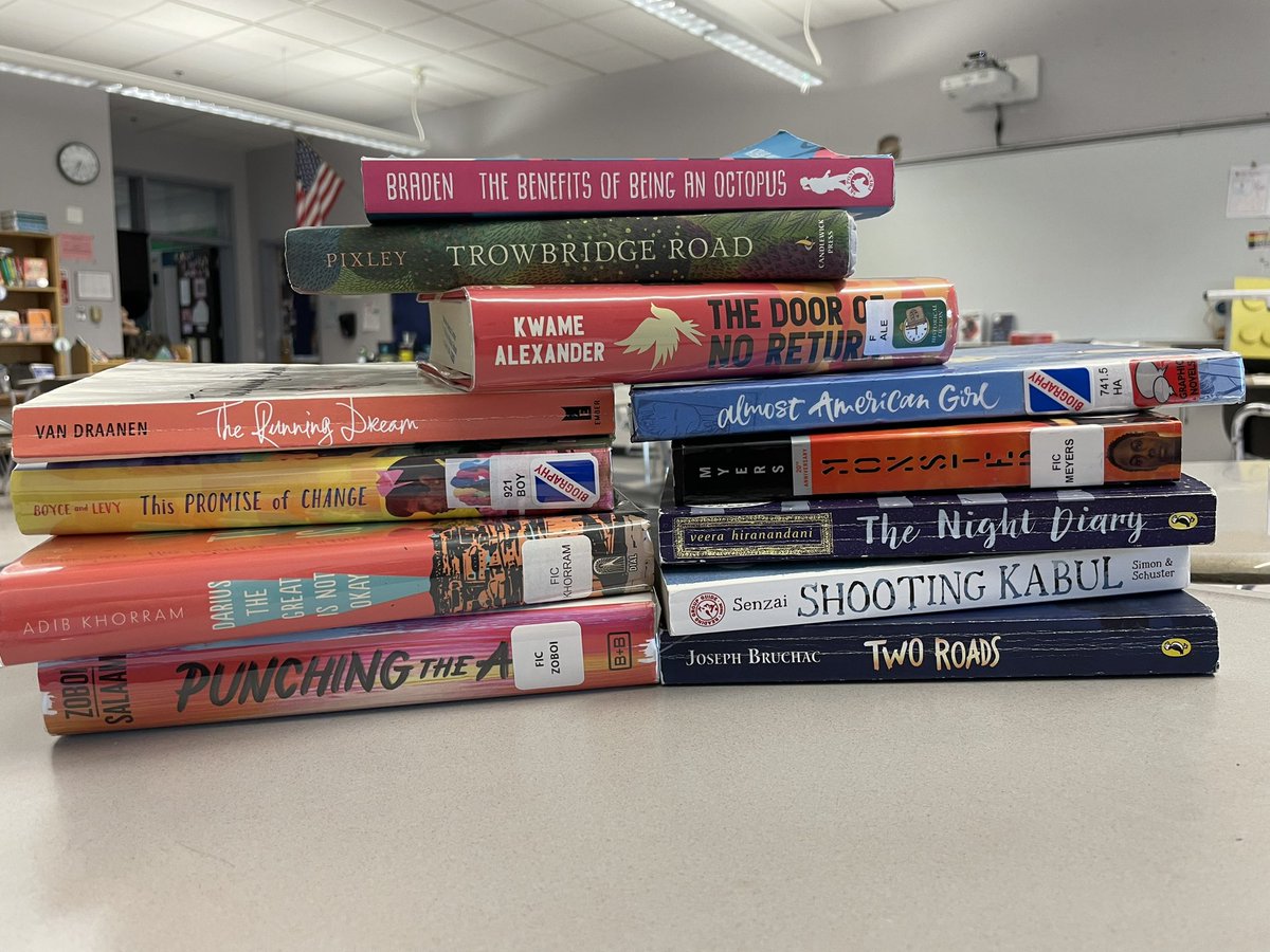 Kicking off choice book group unit today and LOVING these choices! Woot woot! #bmsed