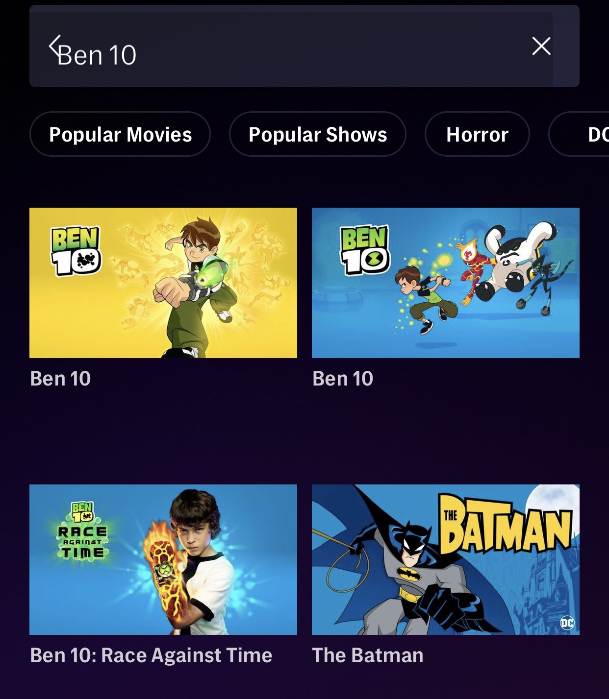 Ben 10 Movies and Shows in Order