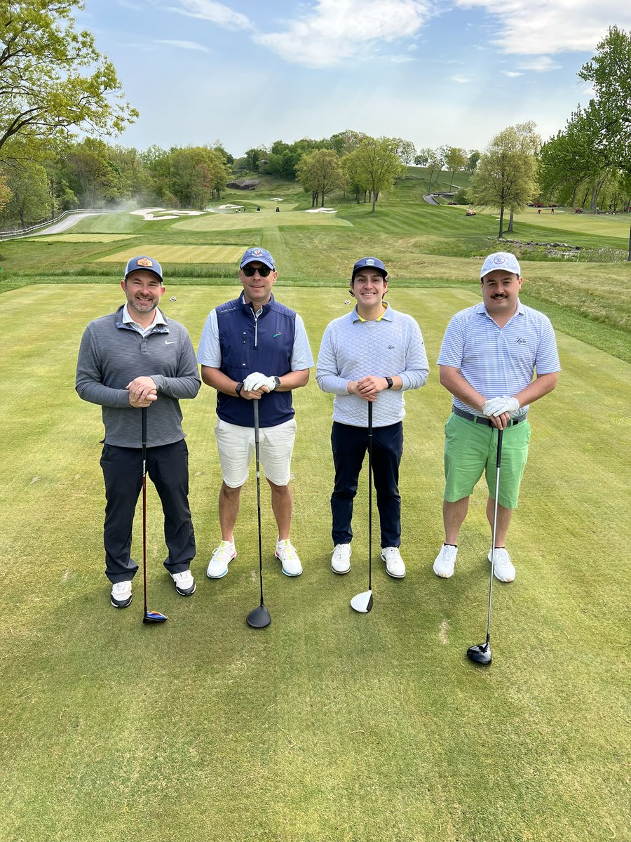 JimDaily's tweet photo. GM - yesterday was spectacular. Hudson National with perfect weather with 3 of my new golf buddies from @LinksDAO https://t.co/NJJeeB7Sqn