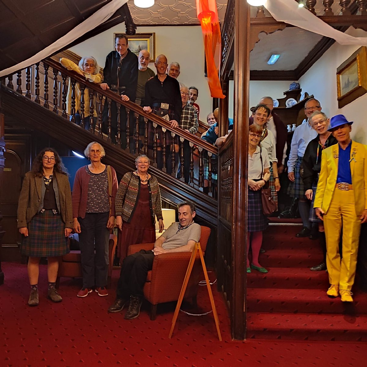 We loved welcoming The Gay Gordons. We have a range of flexible spaces and single, double, twin and family bedrooms. Why don't you get in touch to arrange a visit or email us to find out more? receptiondesk@coberhill.co.uk