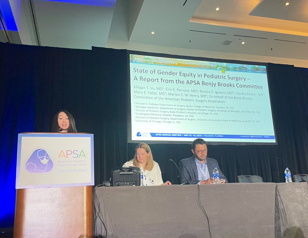 Marion Henry 🟧 (@mcwhmd) on Twitter photo Great presentation by Dr. Megan Vu on behalf of the Benjy Brooks Committee on the current challenges facing pediatric surgeons, but 92% would still choose this career today! #APSA23 <a href="/APSASurgeons/">APSA Surgeons</a> Great presentation by Dr. Megan Vu on behalf of the Benjy Brooks Committee on the current challenges facing pediatric surgeons, but 92% would still choose this career today! #APSA23 <a href="/APSASurgeons/">APSA Surgeons</a>