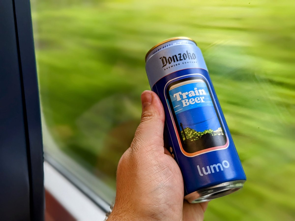 DonzokoBeer's tweet photo. TRAIN BEER. We are pleased to announce we are working with @LumoTravel to have our beer on board Edinburgh -Kings Cross east coast mainline trains. https://t.co/7SdYk2OZse