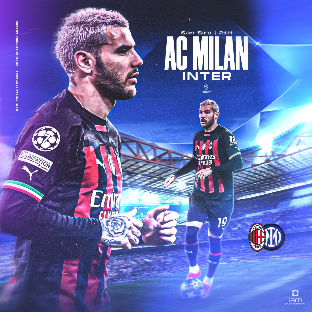 Euroderby!!! Let’s go <a href="/acmilan/">AC Milan</a>!!! ❤🖤
 
#UCL #MilanInter #RednBlack #SempreMilan #TH1️⃣9️⃣