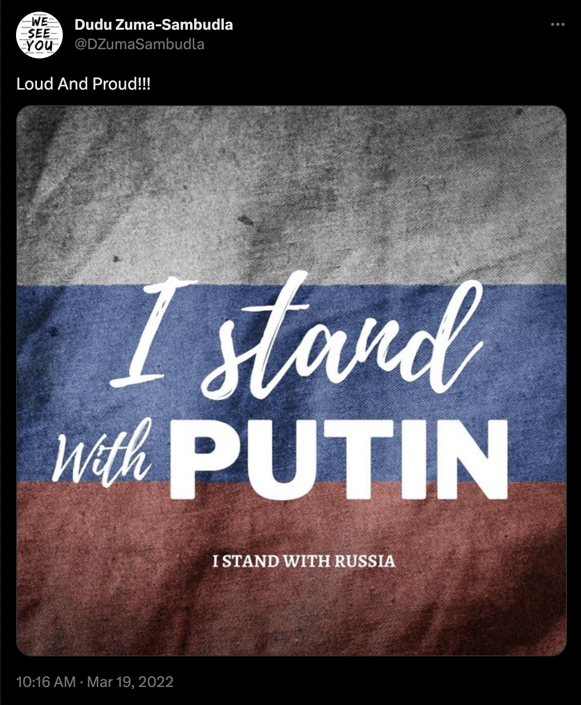 Sviat Hnizdovskyi on Twitter "South African exPresident Jacob Zuma's