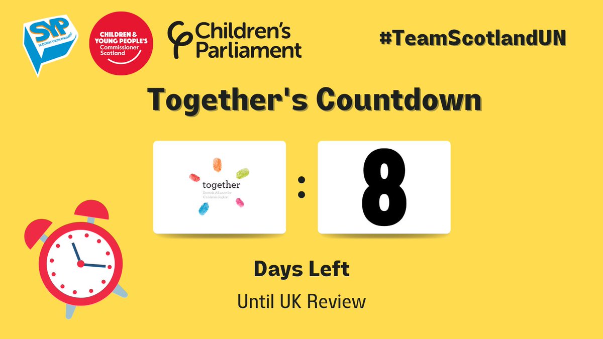 In 8 days, @scotgovwill sit across from the @UNCommittee to give evidence on Scotland’s #ChildRightsrecord 

We support <a href="/together_sacr/">Together 🧡</a> &amp; their #TimeForUNCRCblogseries, today it explores &amp; reviews the inconsistent definition of a “child”

Click to read:
togetherscotland.blog/2023/05/10/why…