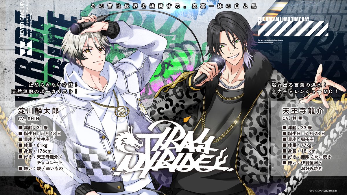 from Argonavis announces the debut of a new band, ST//RAYRIDE! The 