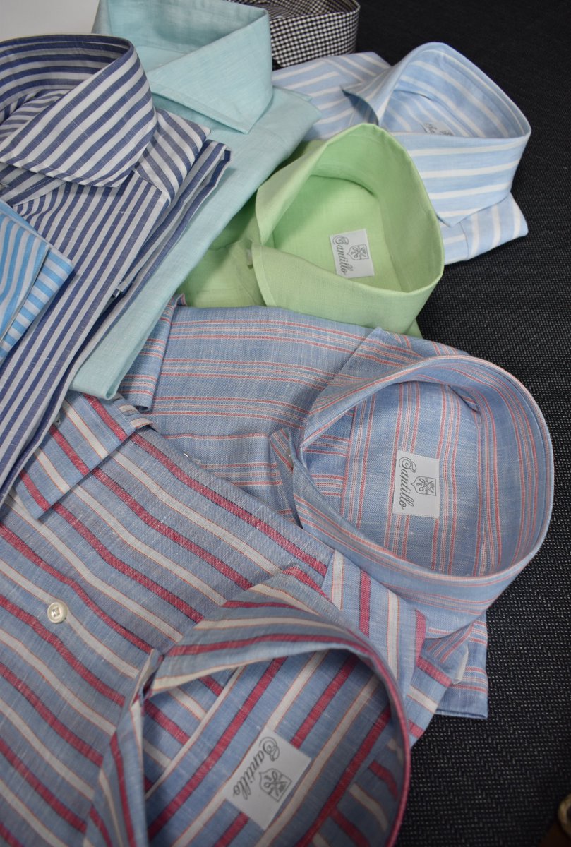 Santillo1970's tweet photo. The season of linen has begun ☀️
This hand made selection are a 
LAST CHANCE IN SIZE 38 !

#luxury #menwithstyle #menswear #bespoke #santillo1970  #menstyle  #sprezzatura #stitching #qualitymade #miami  #artisan #tokyo #connoisseur #craftmanship #qualitymade  #madeinitaly https://t.co/5Ecf9k4D78