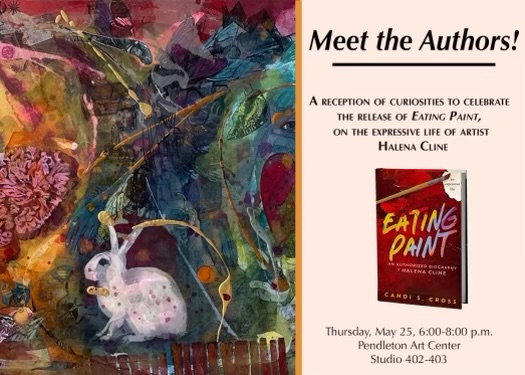 My book is launching with <a href="/CandiWords/">Candi S. Cross</a> on Thursday, May 25 at <a href="/PendletonCincy/">Pendleton Art Center</a>! Please join us!