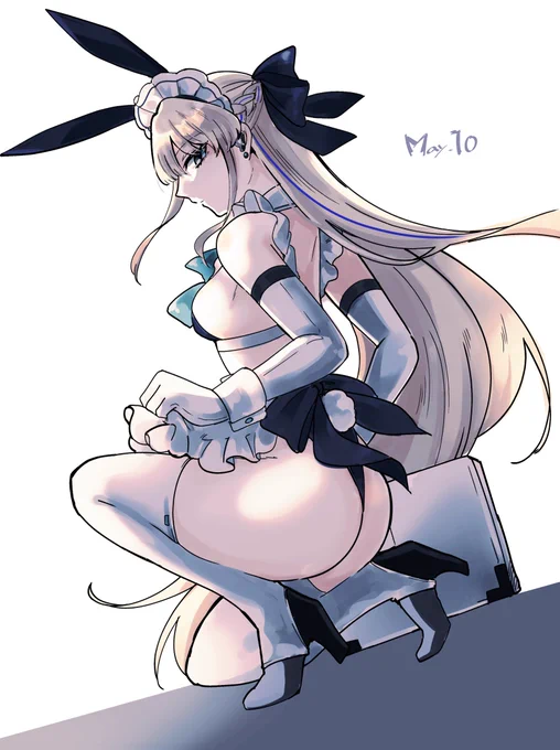 メイドバニートキ #メイドの日