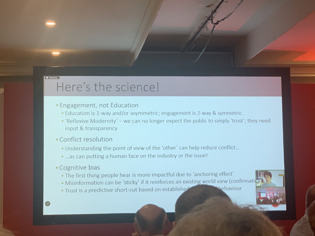 ShaneMcAuliffe1's tweet photo. Love this slide from @Oxtale and itโs something I always say when giving talks or indeed even lecturing, important to engage rather than educate. We need to be challenged about issues that other people have #pigstomorrow https://t.co/HKWm8vLkSq