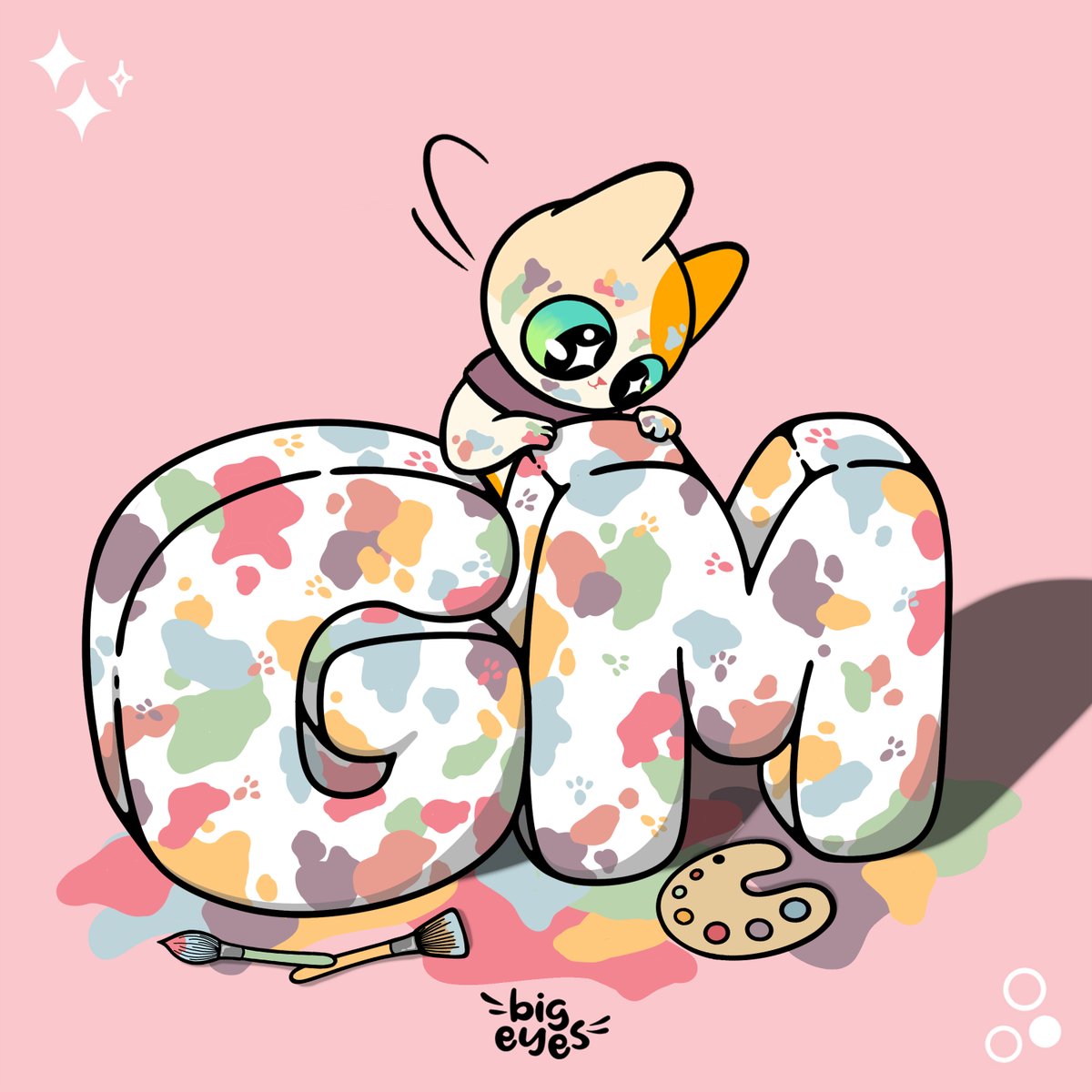 BigEyesCoin's tweet photo. Gm to all the #creative humans out there making #web3 a better and happier place!❤️🧡💛💚💙💜

#BigEyes is currently hosting a flyer design #competition head on over to our profile to find out how you can enter!🎨

Hope you all have a MEOW-gical day today! 😻

#wednesdaythought https://t.co/14bC0bc5Ex