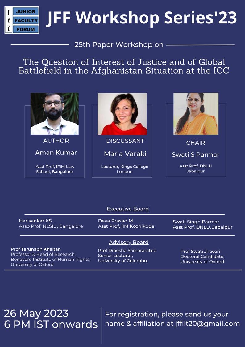 Junior Faculty Forum for South Asian Law Teachers tweet media