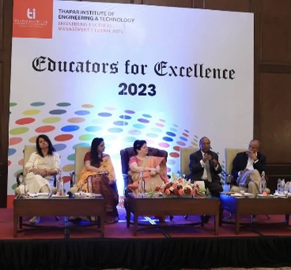 TIET organised a conclave on the theme “Educators for Excellence” with able leadership of Dr. PadmaKumar Nair, Director TIET, Attended by policy makers, educators, Mr. Ruskin Bond, Dr. Geeta Khanna, Dr. Anita Puri, Dr. Kusum IITR, Prof. Seema Bawa, Dean Outreach … At Mussoorie…