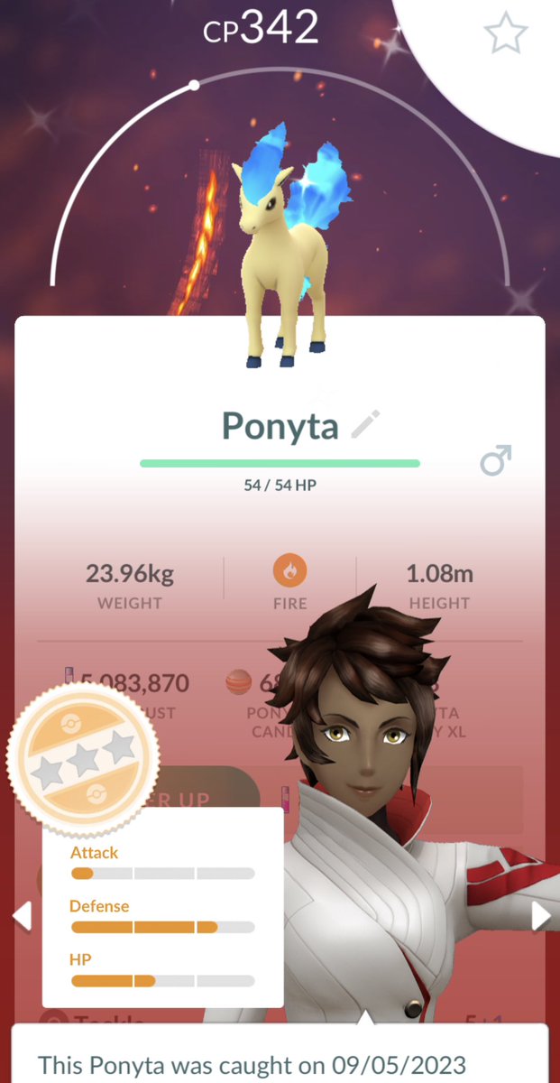 Joeeeyyy_13's tweet photo. Super happy to get my first shiny Ponyta during spotlight hour last night! #PokemonGO #PokemonGOApp #Spotlight #Ponyta #PoGoUK #Kanto #ShinyPokemon #LetsGO https://t.co/U7mb7QrewK